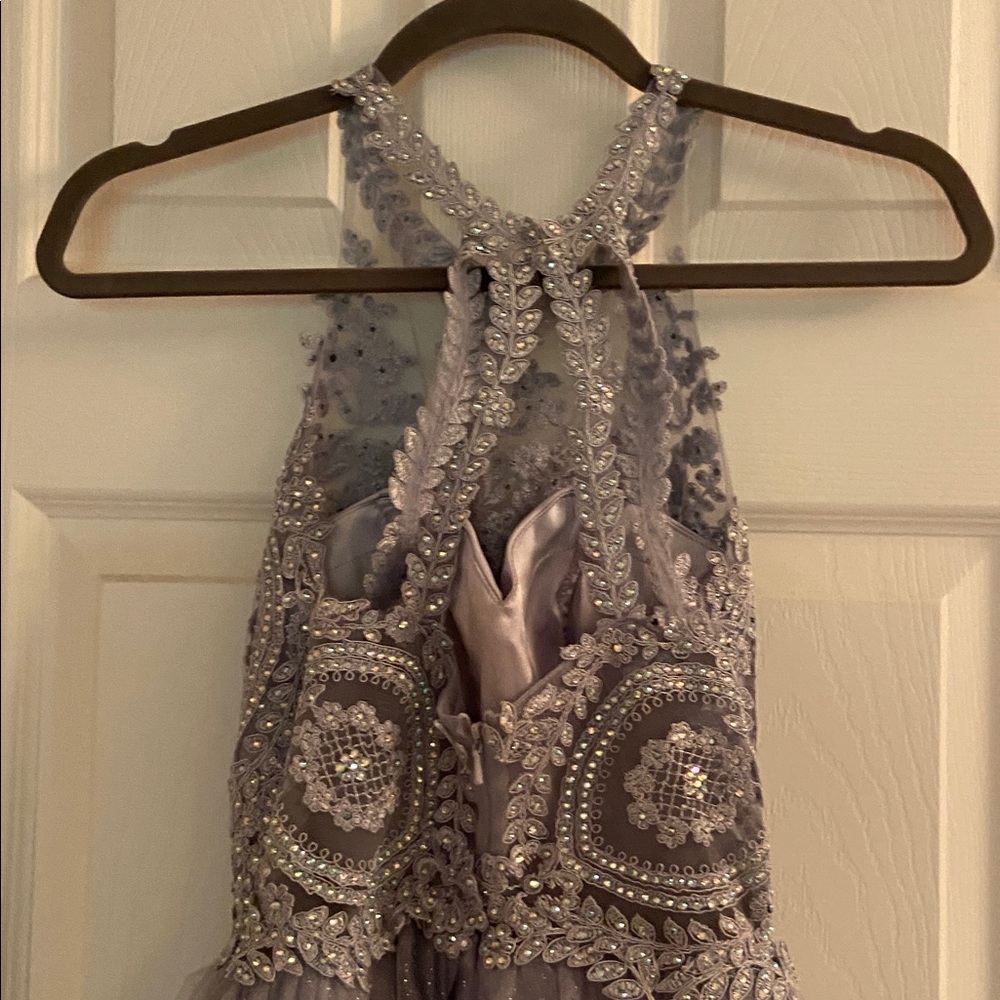 Boubou Elegant Periwinkle Halter Dress - Picture 8 of 11